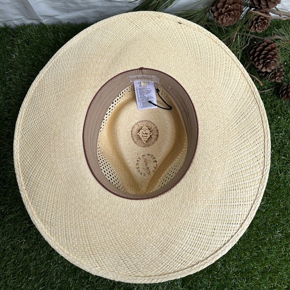 BRIXTON
JO PANAMA STRAW
RANCHER HAT Color: Catalina Sand size S like new - Picture 13 of 16